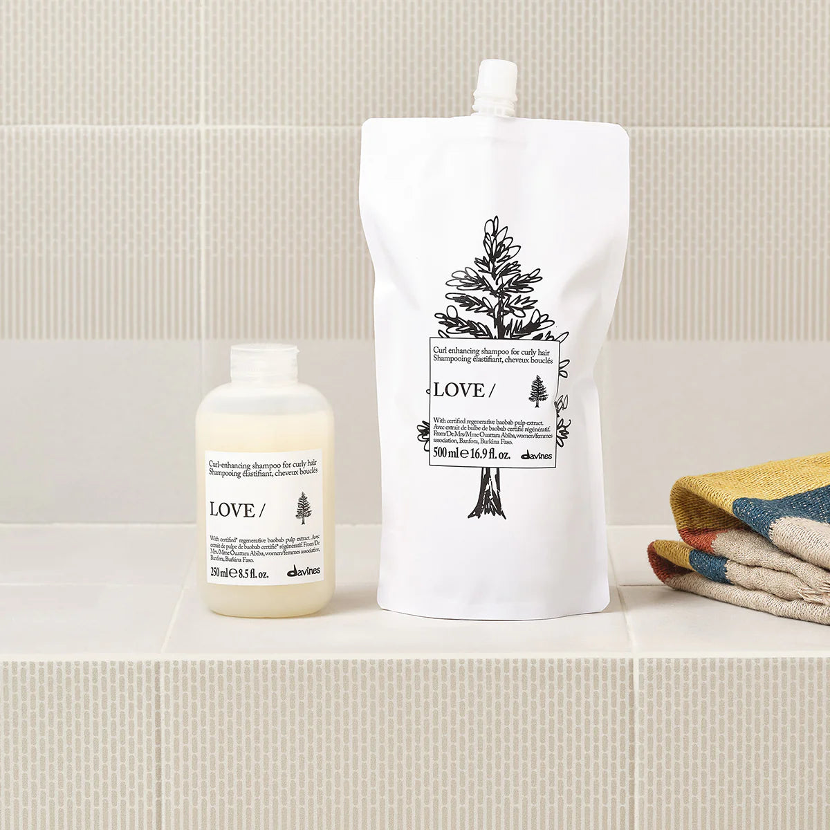 LOVE CURL Shampoo Refill Pouch - Davines Cyprus