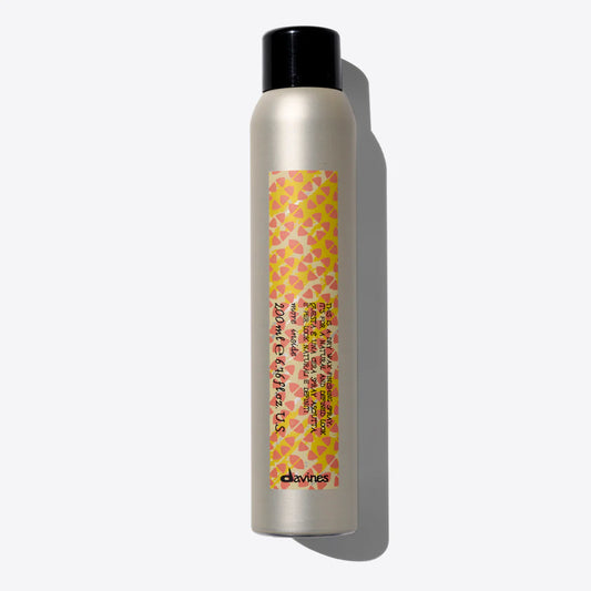 Dry wax finishing spray